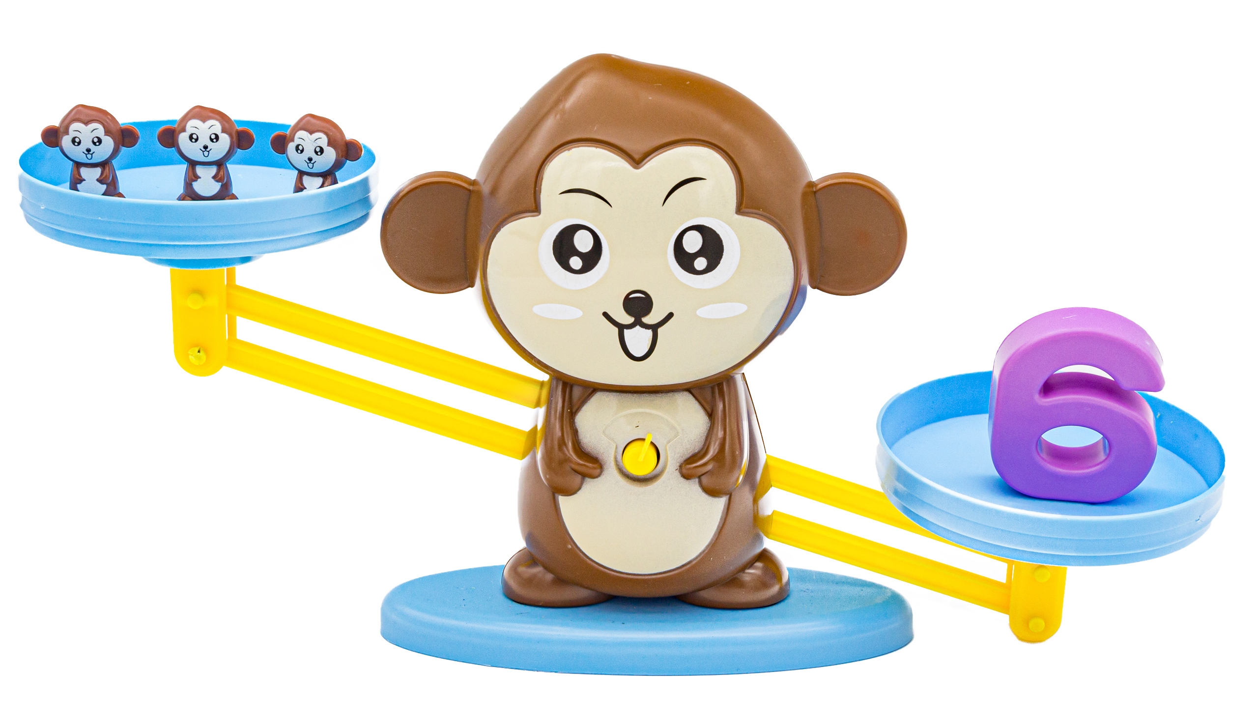 Gra Edukacyjna Waga Szalkowa Małpka Nauka Liczenia Materiał plastik inny