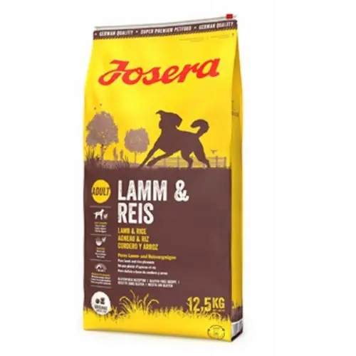 Levně Josera Lamb & Rice 12,5 kg Monoproteinové Krmivo s jehněčím masem a rýží