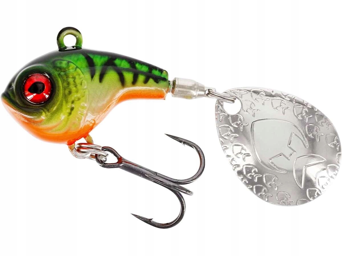 Wirujący ogonek Westin DropBite Spin Tail Jig 3.2cm 12g Firetiger