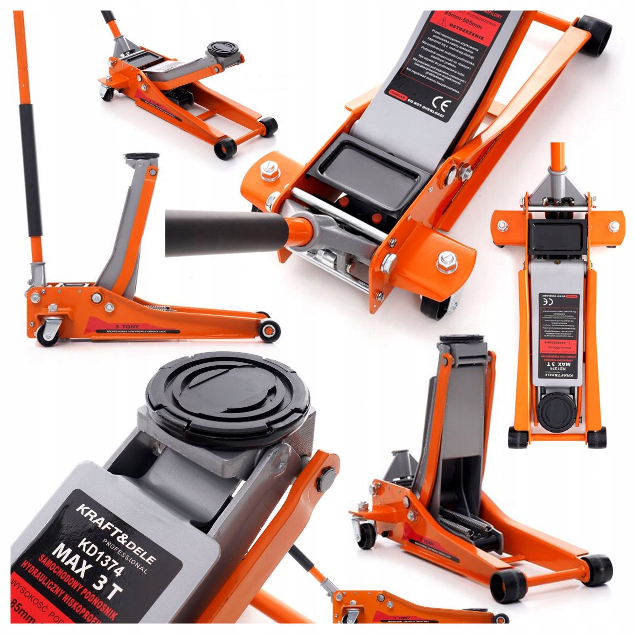 PODNOŚNIK SAMOCHODOWY NISKOPROFILOWY ŻABA 3T