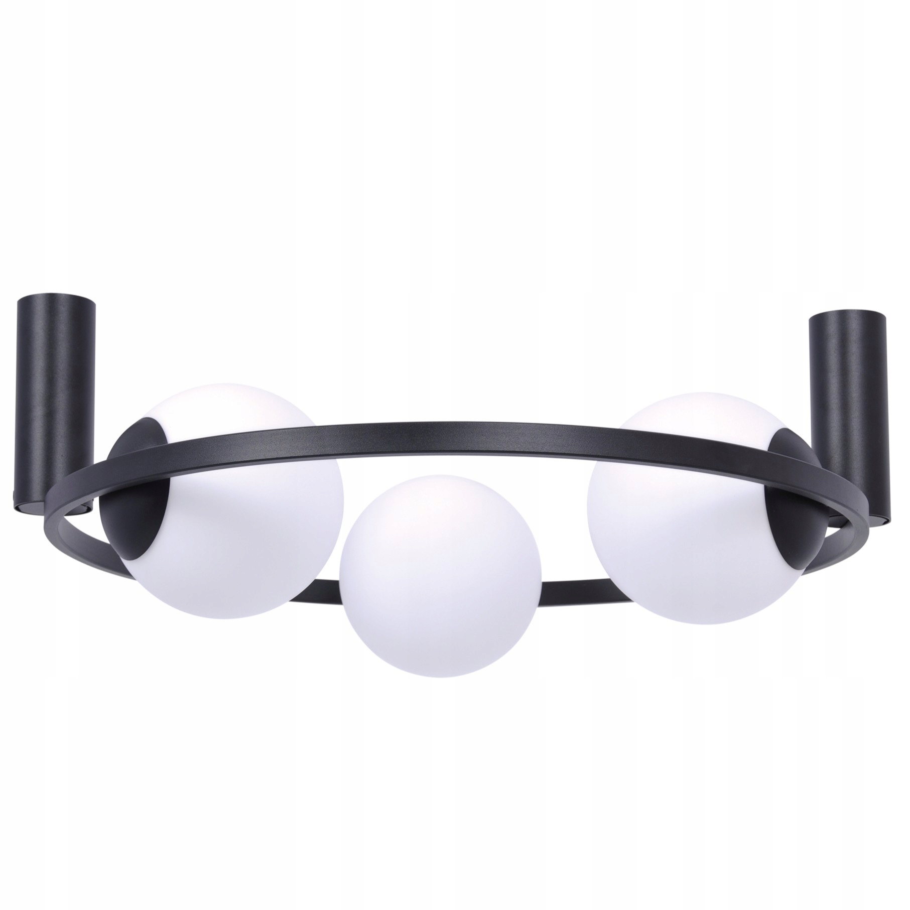 Stropné Svietidlo čiernobiely, moderná stropná lampa do kuchyne a jedálne Orbit 3