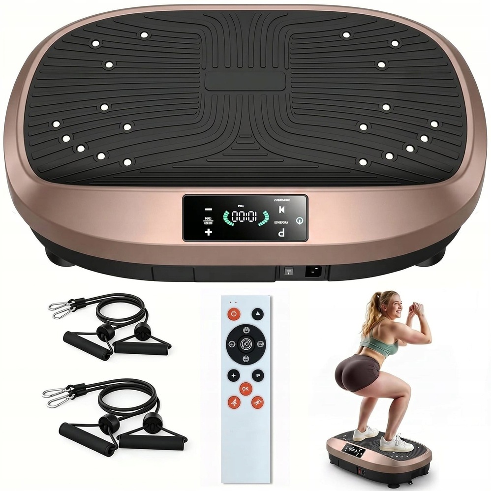 Vibrační deska 200 W s 120 úrovněmi, 6 režimů, guma
