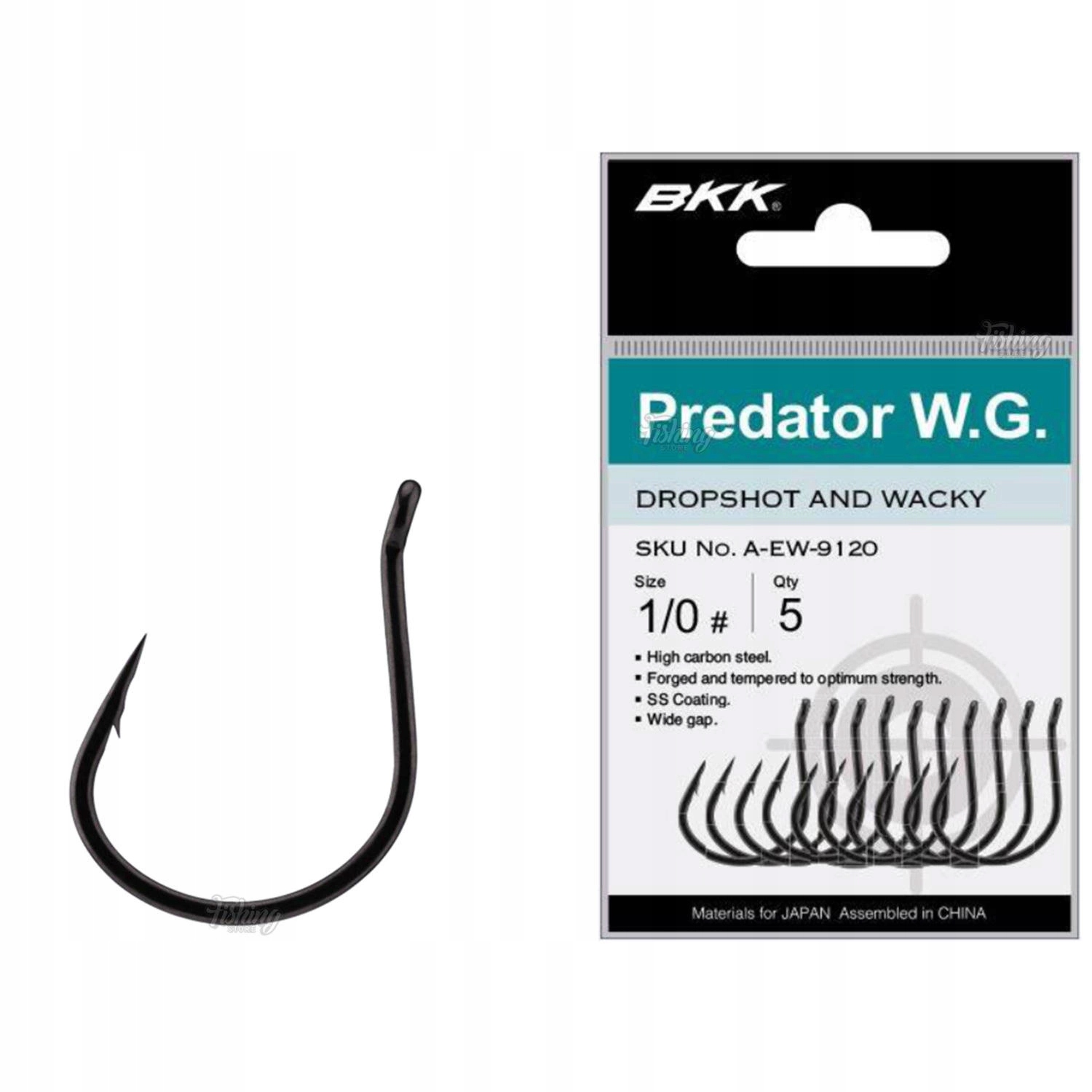 Haczyki Bkk Predator Wg rozmiar 1, op. 6szt