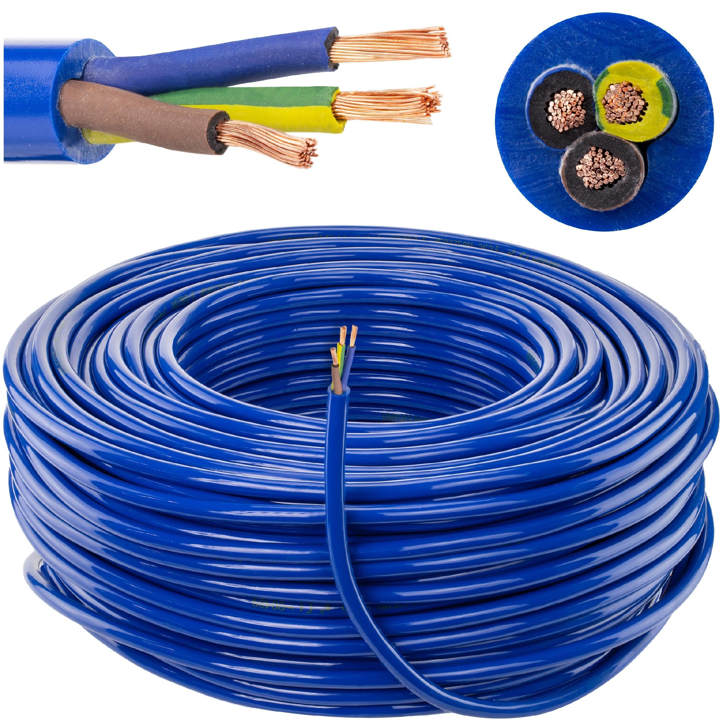 Kabel zewnętrzny Pur H07BQ-F poliuretan 3x2,5 50m