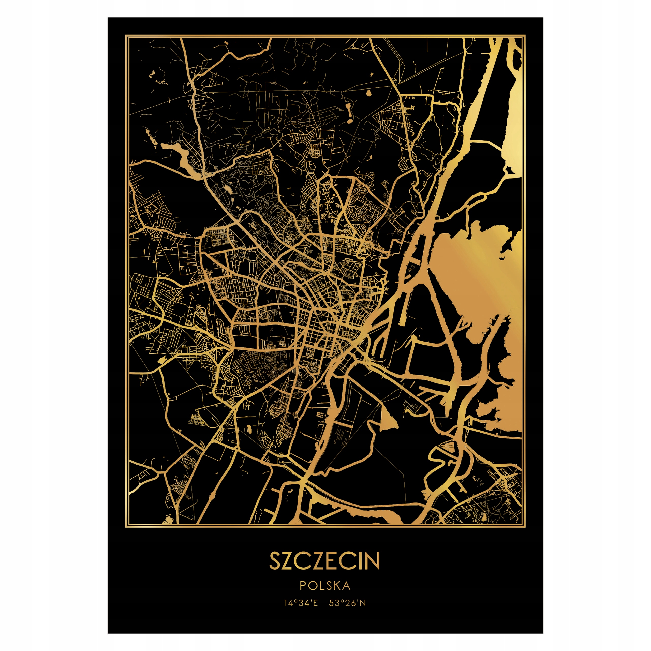 

Plakat złote miasto Szczecin 60x40cm