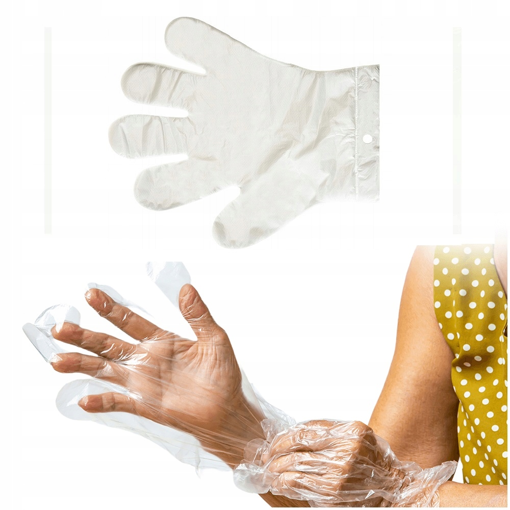 Fóliové rukavice na jedno použití M 10 tisíc