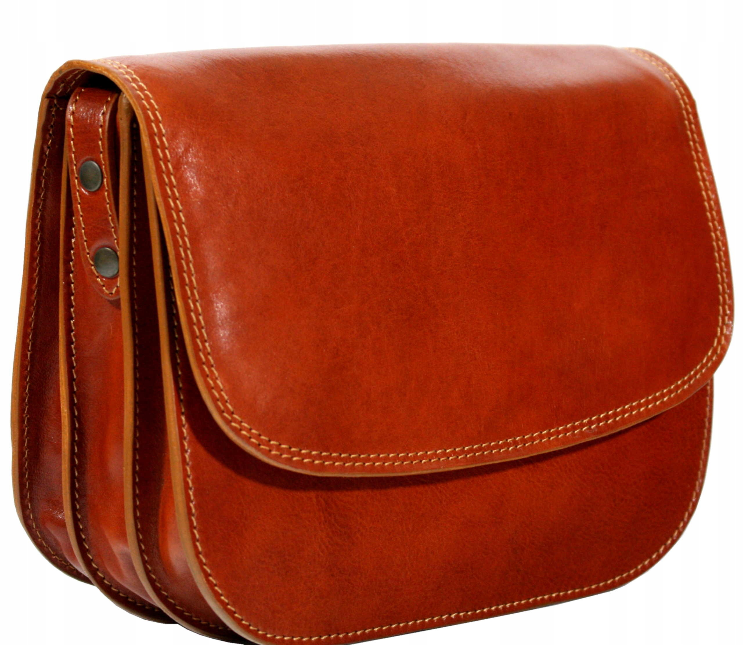 Dámská italská kabelka přes rameno hnědá další barvy