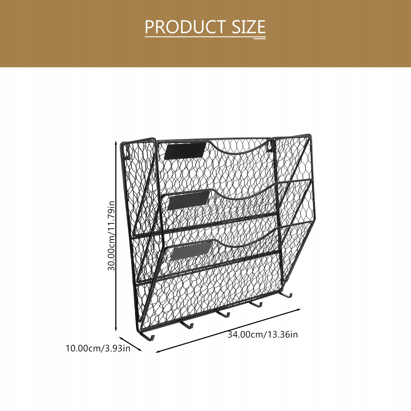 Stojak na czasopisma Menedżer regałów ściennych Metal Format inny