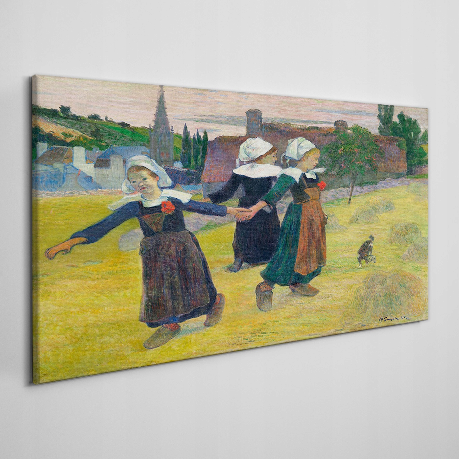 

Obraz na ramie płótno Postacie malarstwo 140x70 cm