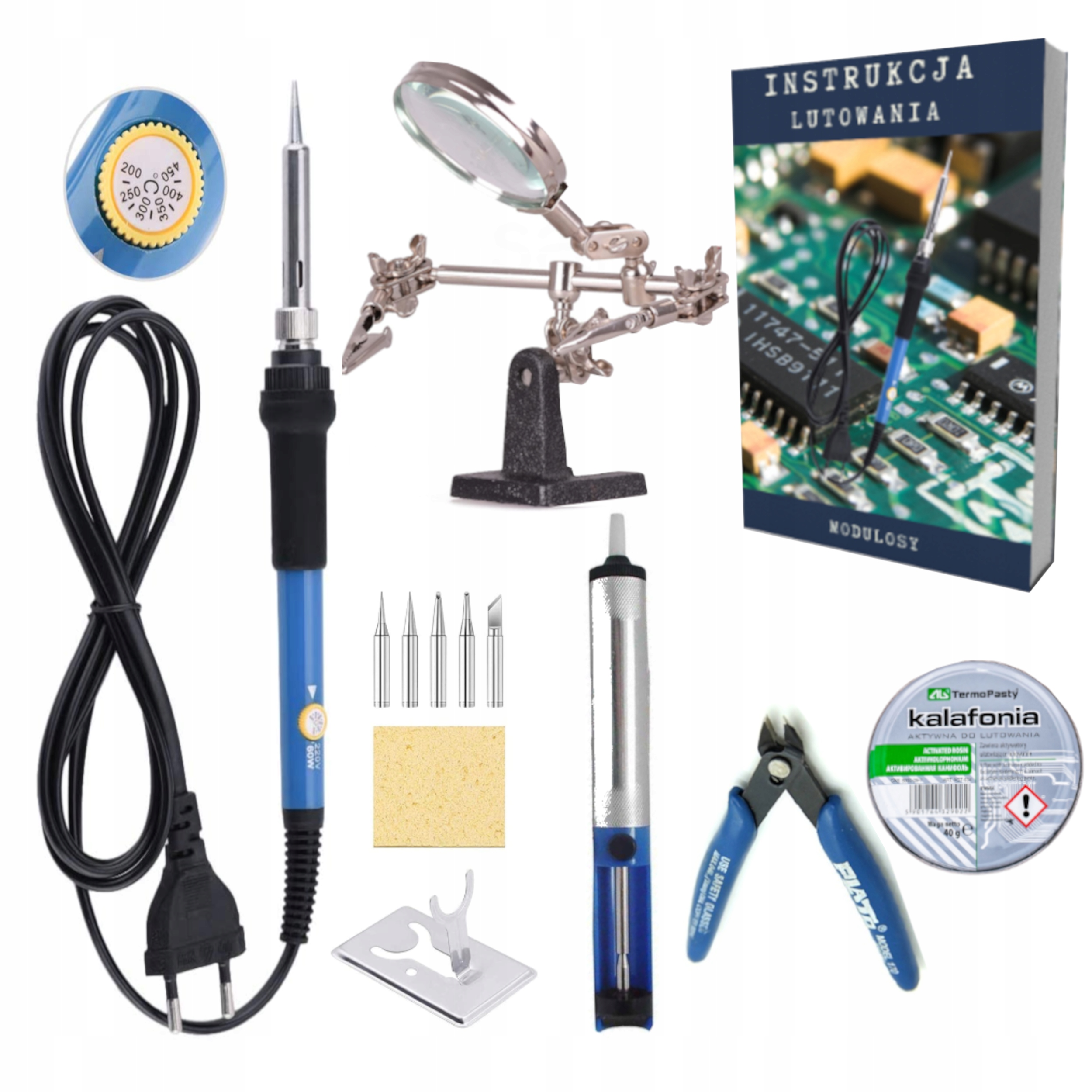 

Zestaw Precyzyjna Lutownica 60W Uchwyt Plato KIT1