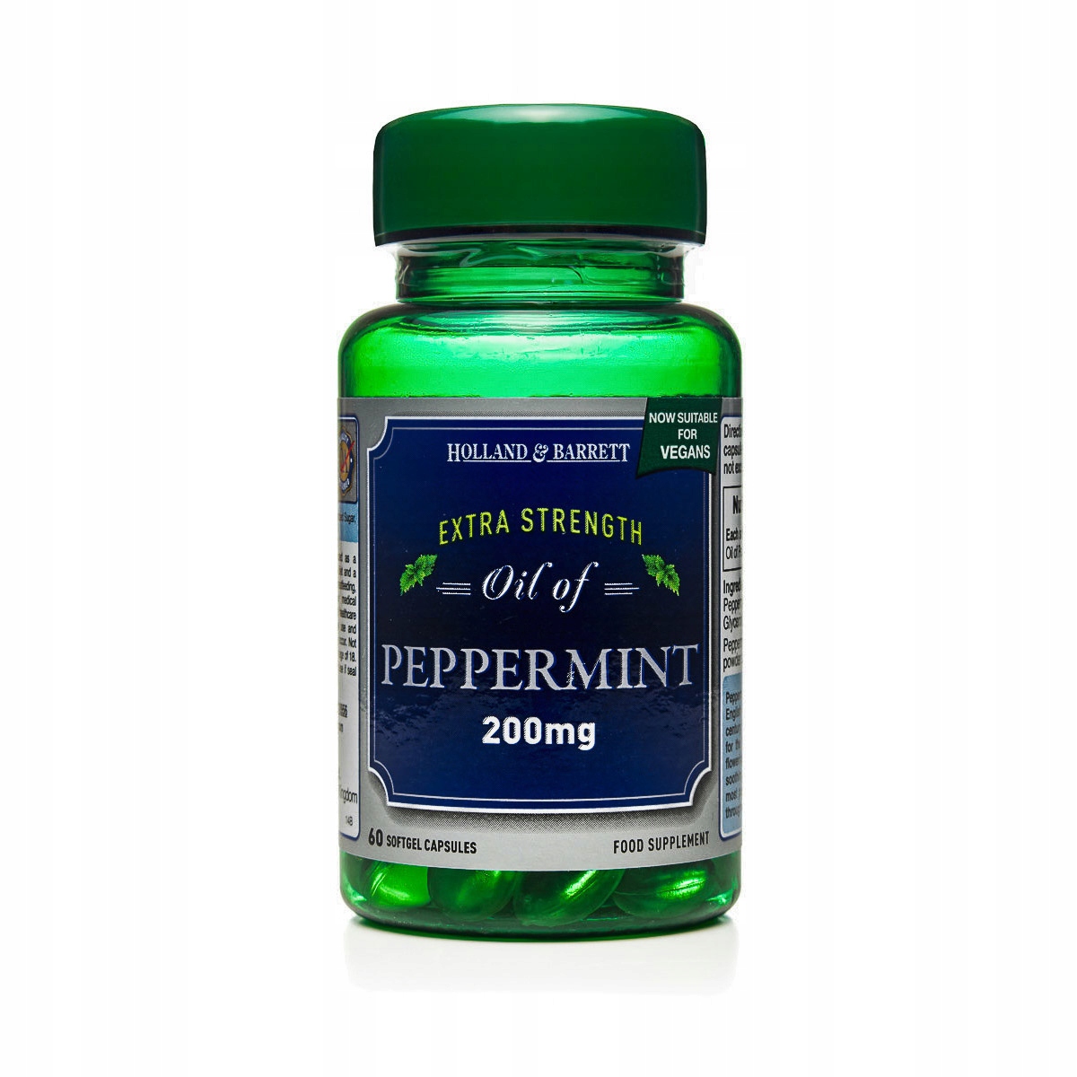 

Holland & Barrett Olej miętowy 200mg 60 kaps