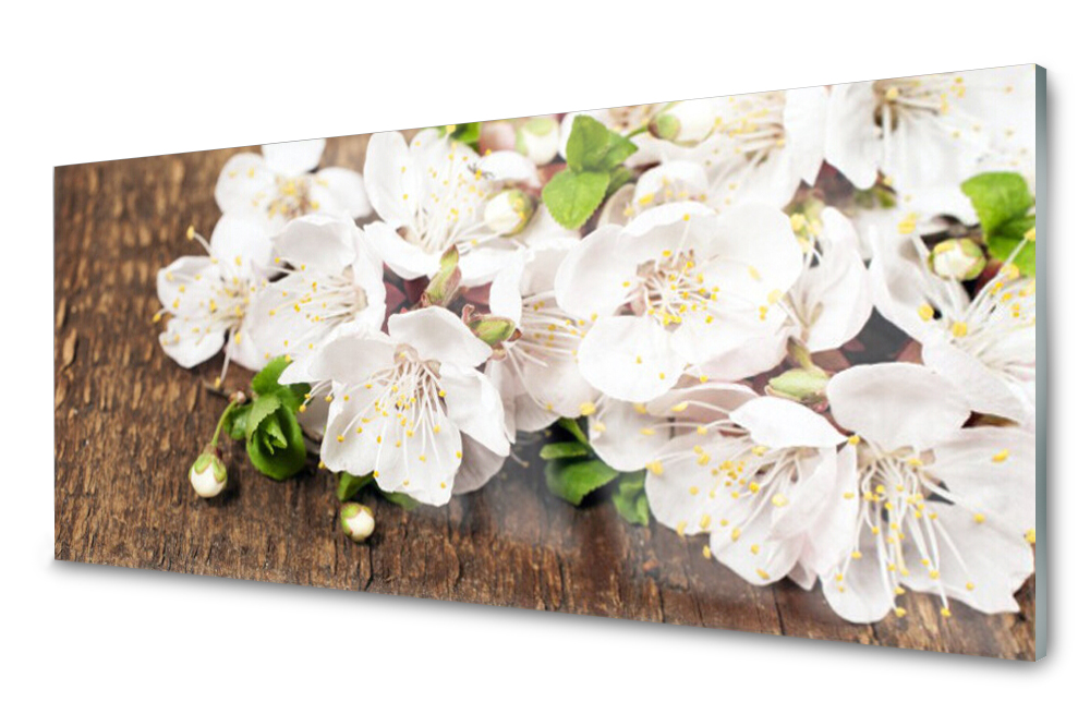 

Panel szklany do kuchni Kwiaty Roślina 125x50