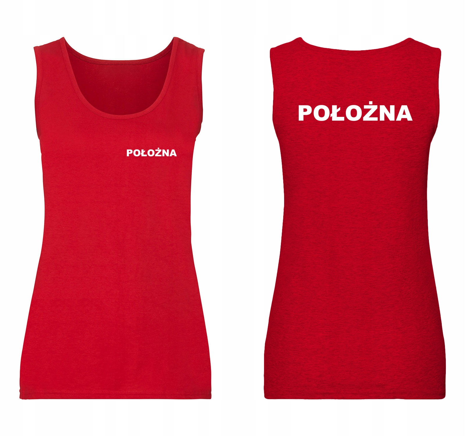 

Koszulka top Położna Haft Rdsdxs