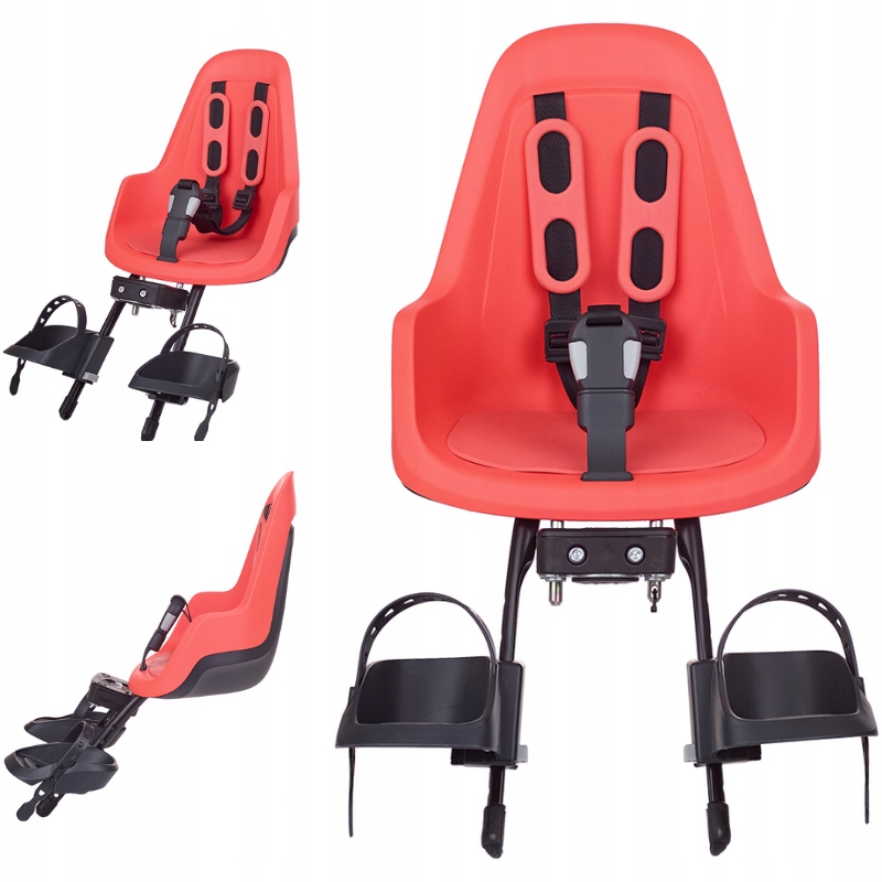 Fotelik rowerowy przedni Bobike Mini One różowy dla dziecka