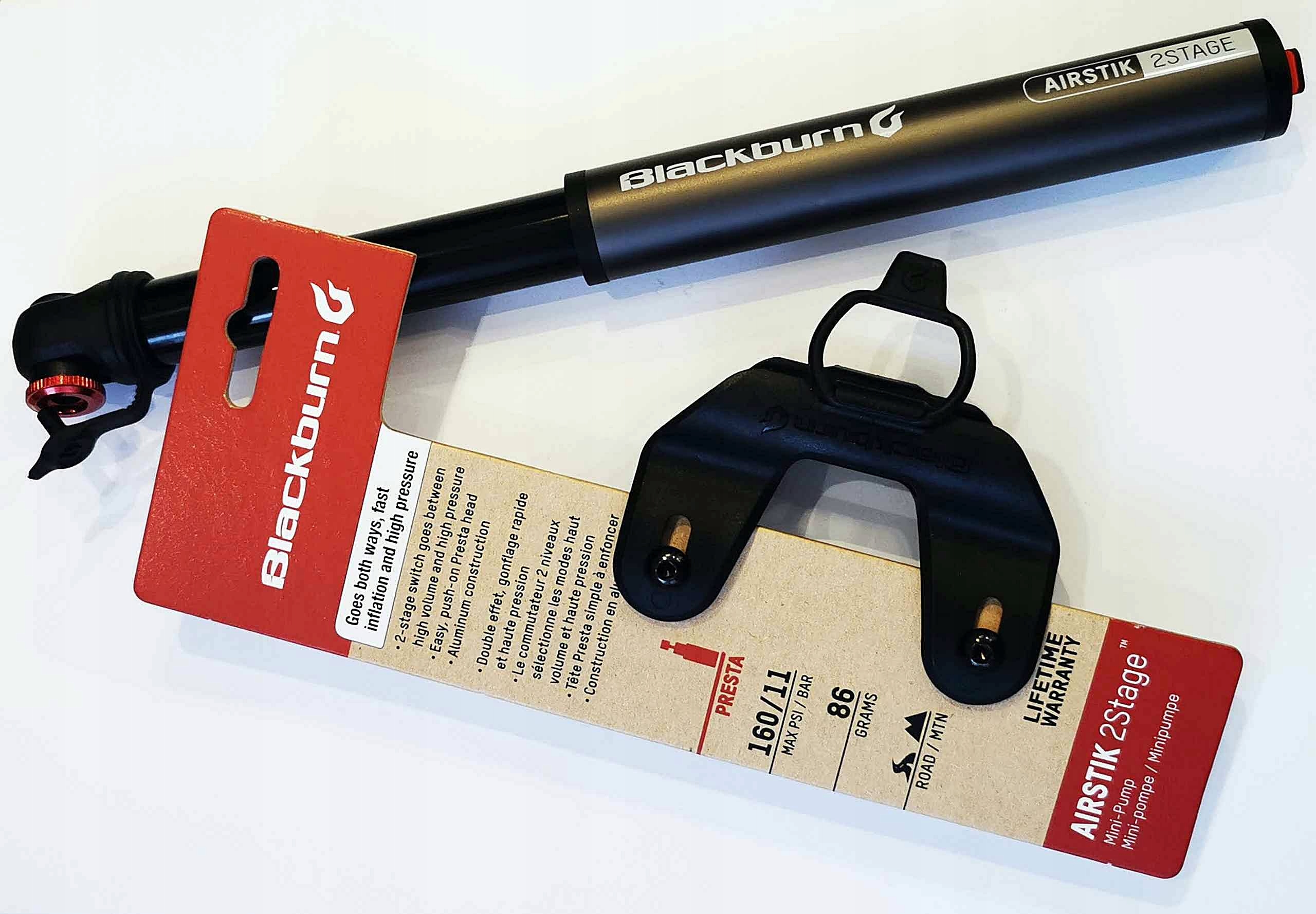 Blackburn Airstik 2 Stage Hp Hv 160psi 86g Pumpička