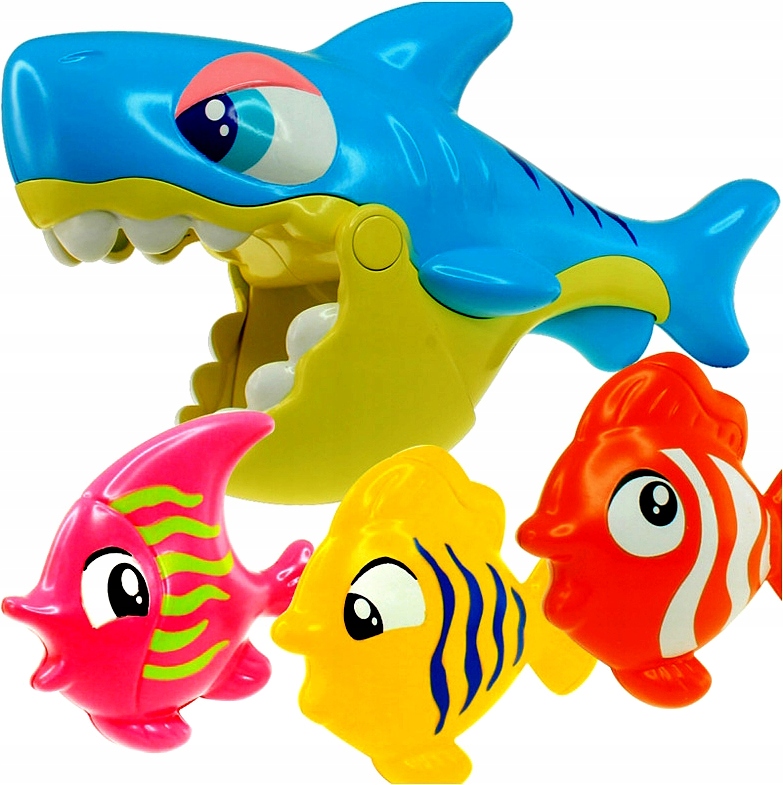 ZABAWKA DO WODY KĄPIELI WANNY - REKIN ŁOWCA