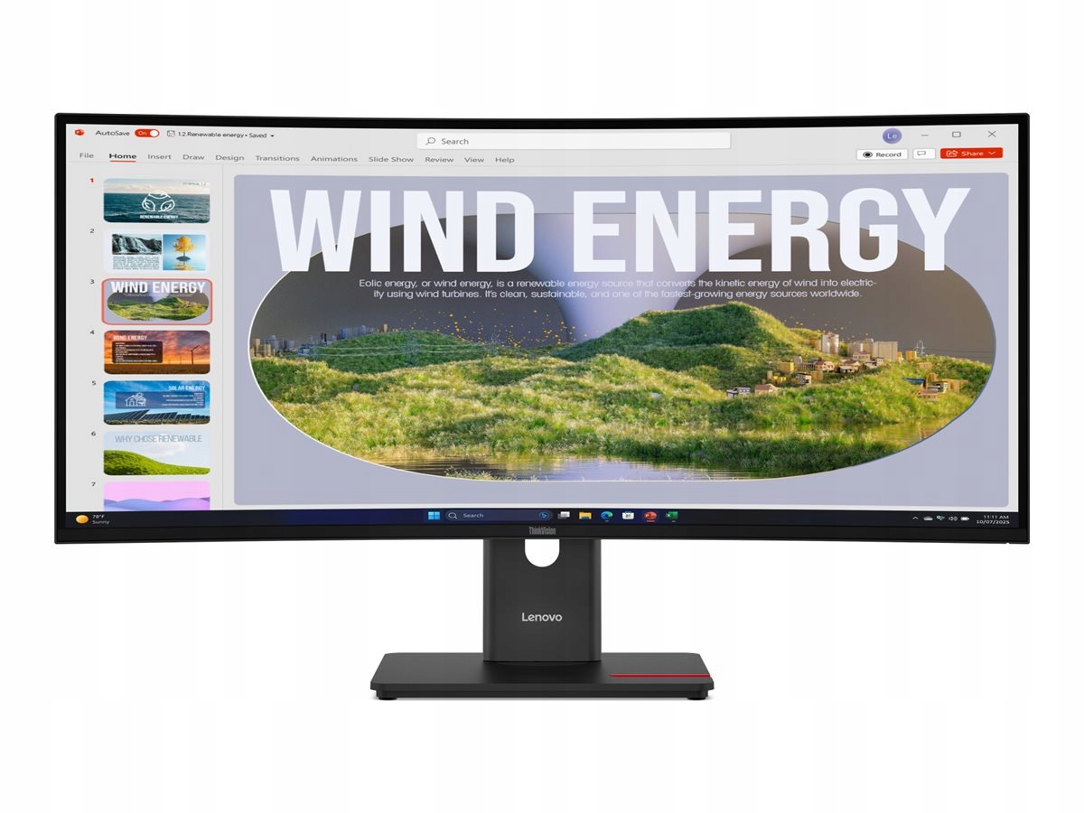 Lenovo ThinkVision T34WD-40 34 3440x1440/HDMI/3Y Warranty