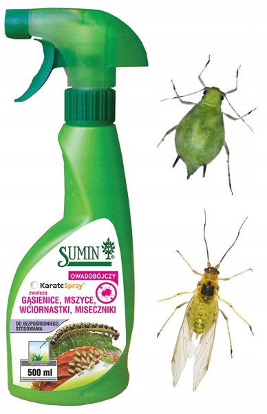 KARATE SPRAY 500ML SPRAY OWADOBÓJCZY NA MSZYCE WCIORNASTKI GĄSIENICE