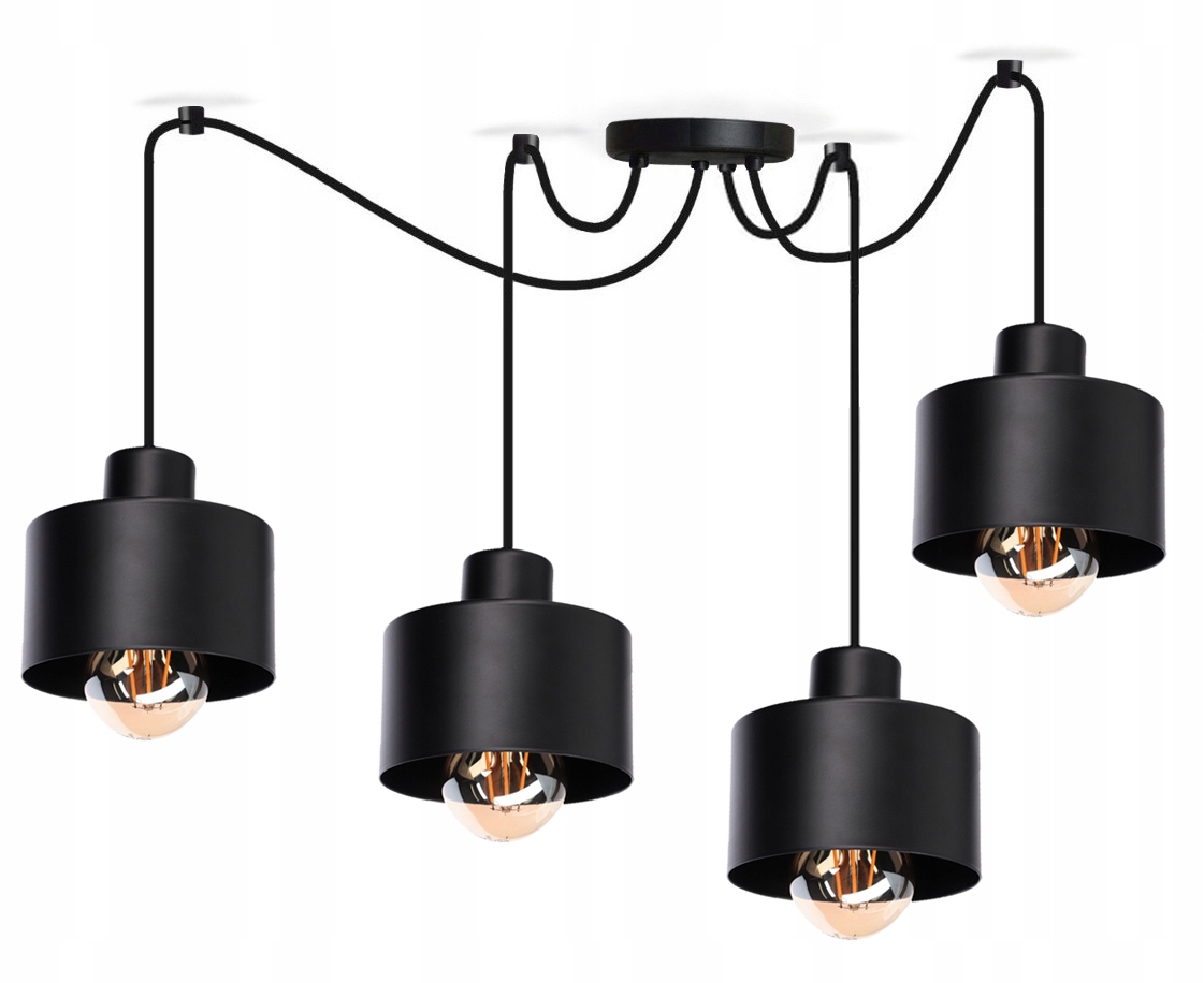 Lustr Stropní Závěsná Lampa Loft 4 Pavouk Lampy Lustry Do Obývacího Pokoje Led