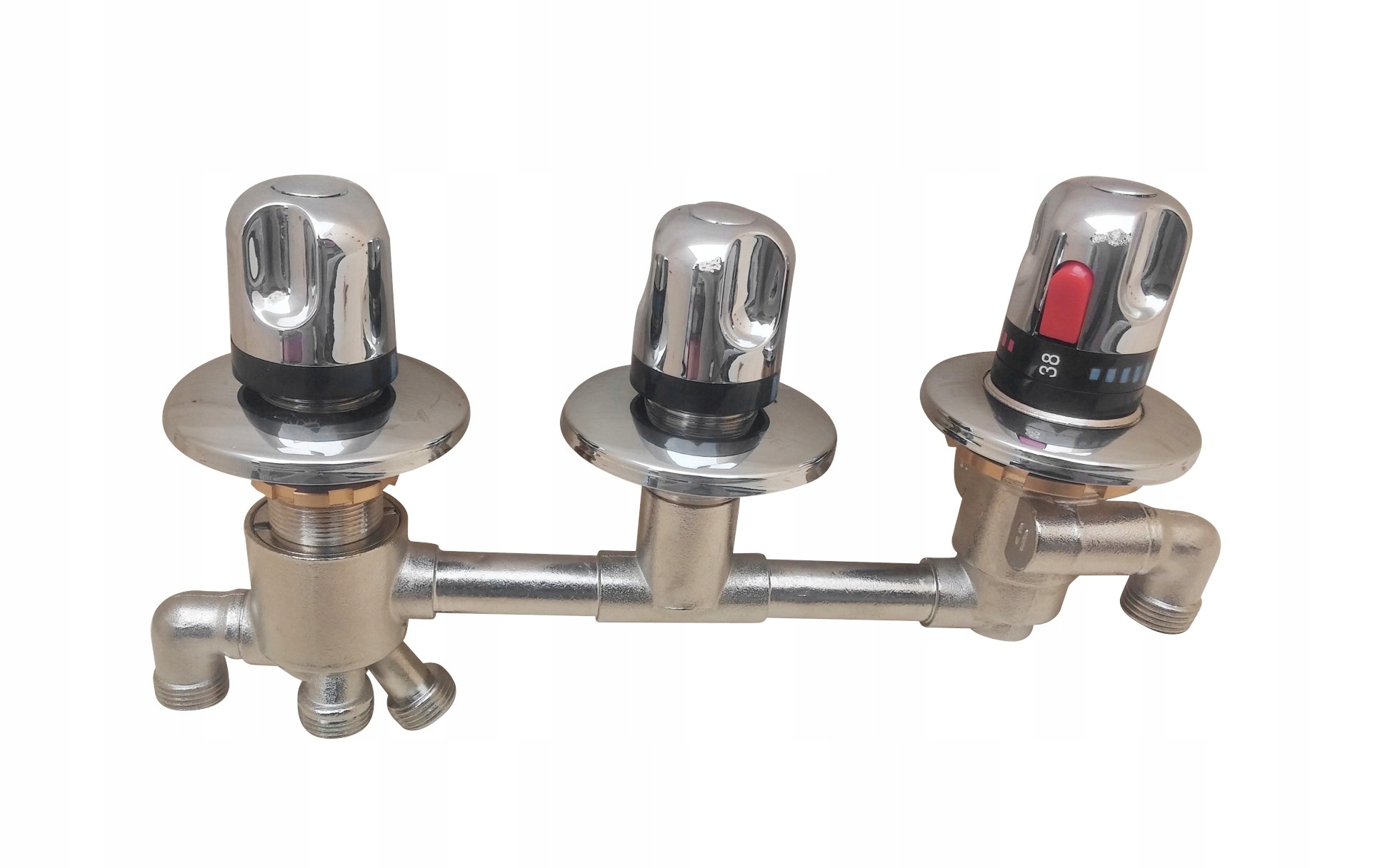 

Kompletna bateria do wanny hydromasażem termostat