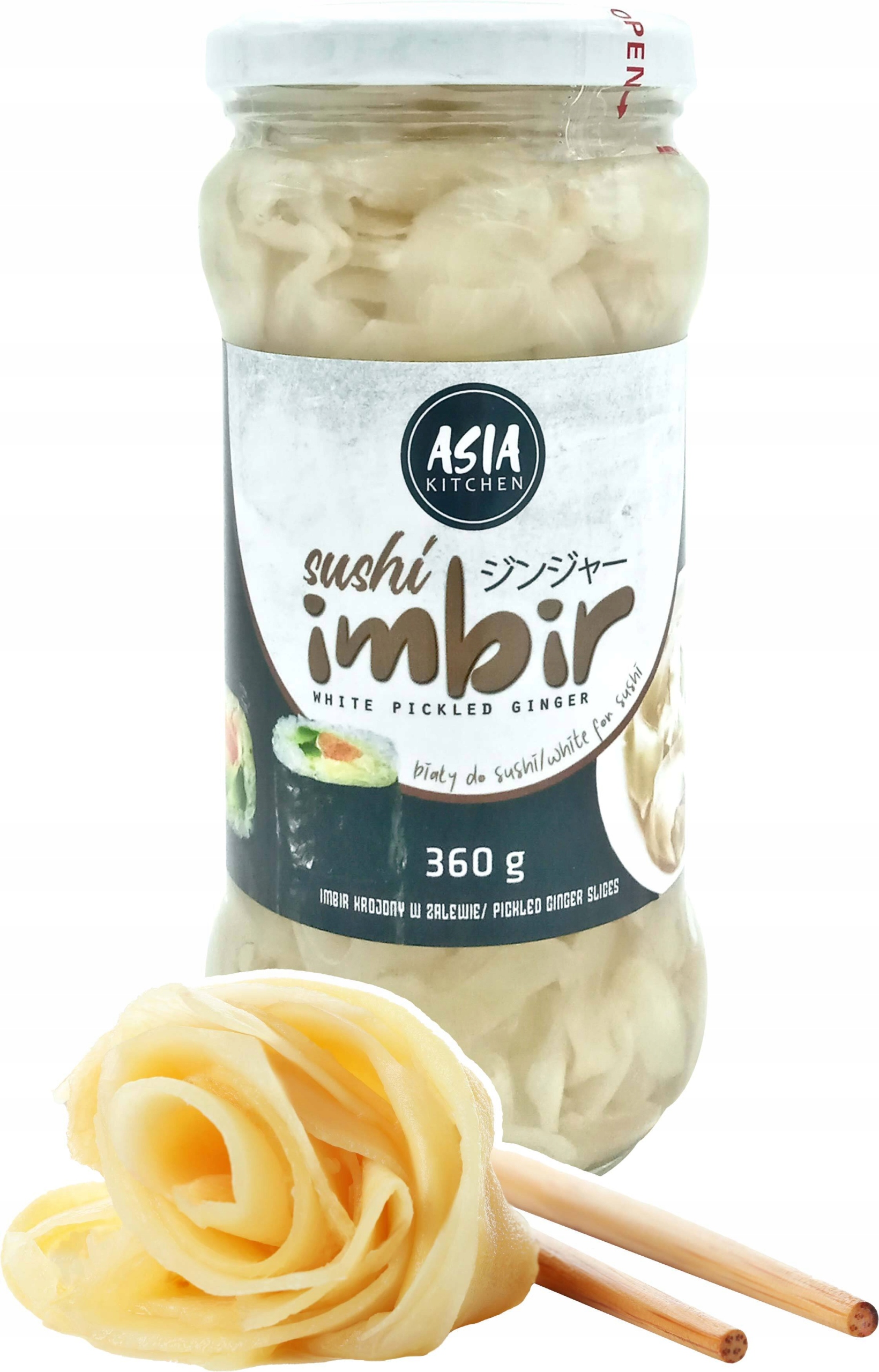 

Imbir Marynowany Biały 360g Do Sushi