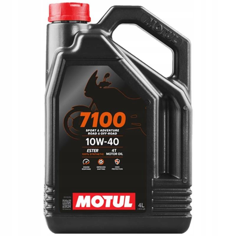 Syntetyczny olej motocyklowy Motul 7100 4T Ester MA2 10w40 4L