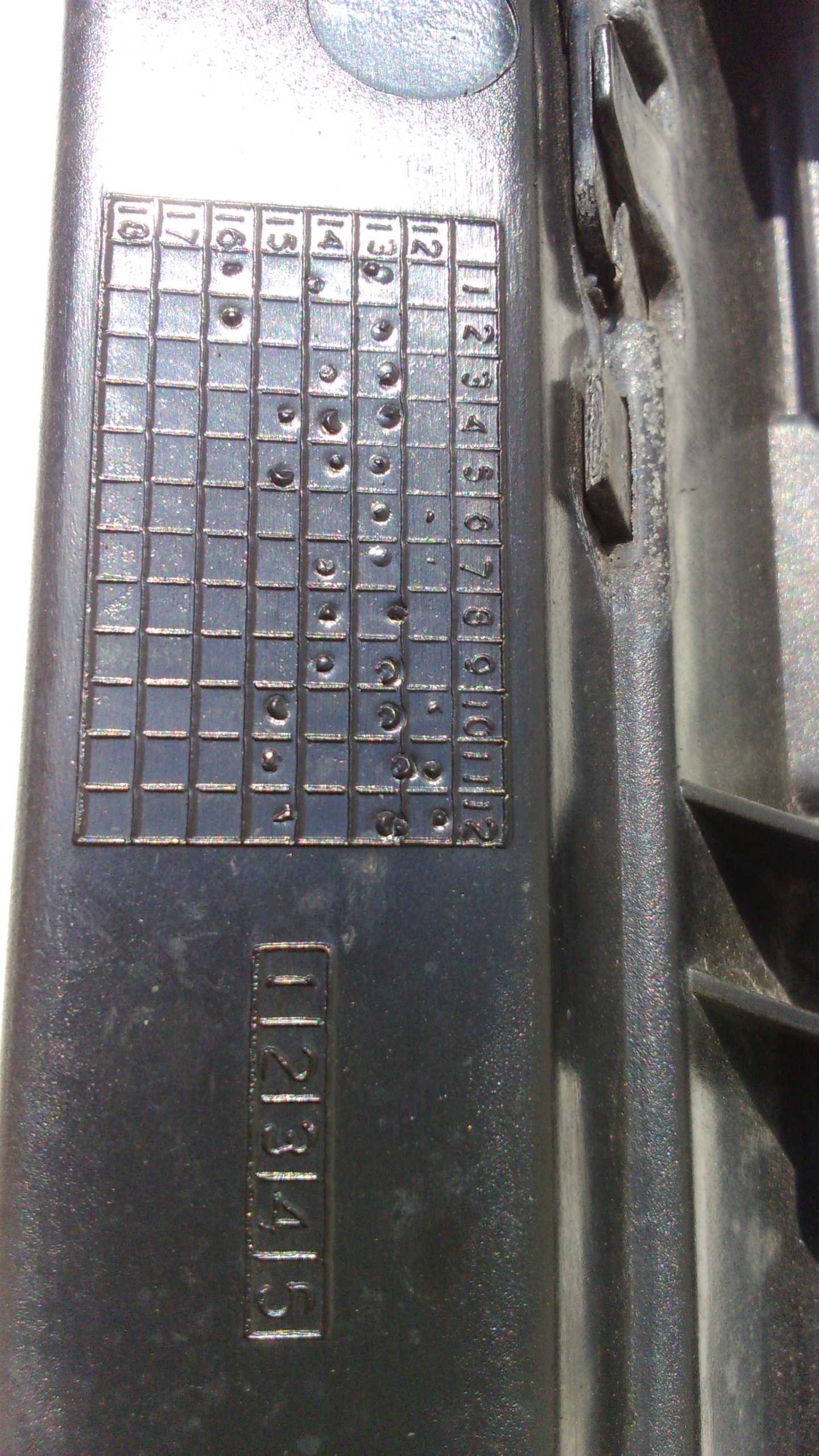 vw GOLF VII решетка радиатора 5G0853653E