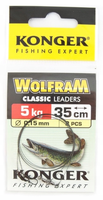 

Przypon wolframowy Konger 35cm 5kg - 2szt
