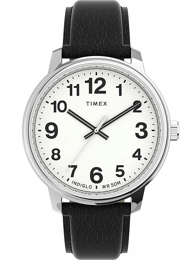 Pánské Hodinky Timex TW2V21200 Černý Kožený Řemínek 50 M Box Pro Kluka