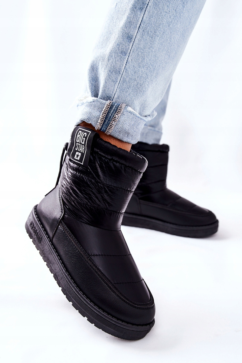 CZARNE BOTKI ŚNIEGOWCE BIG STAR II274120 38 Kod producenta II274120