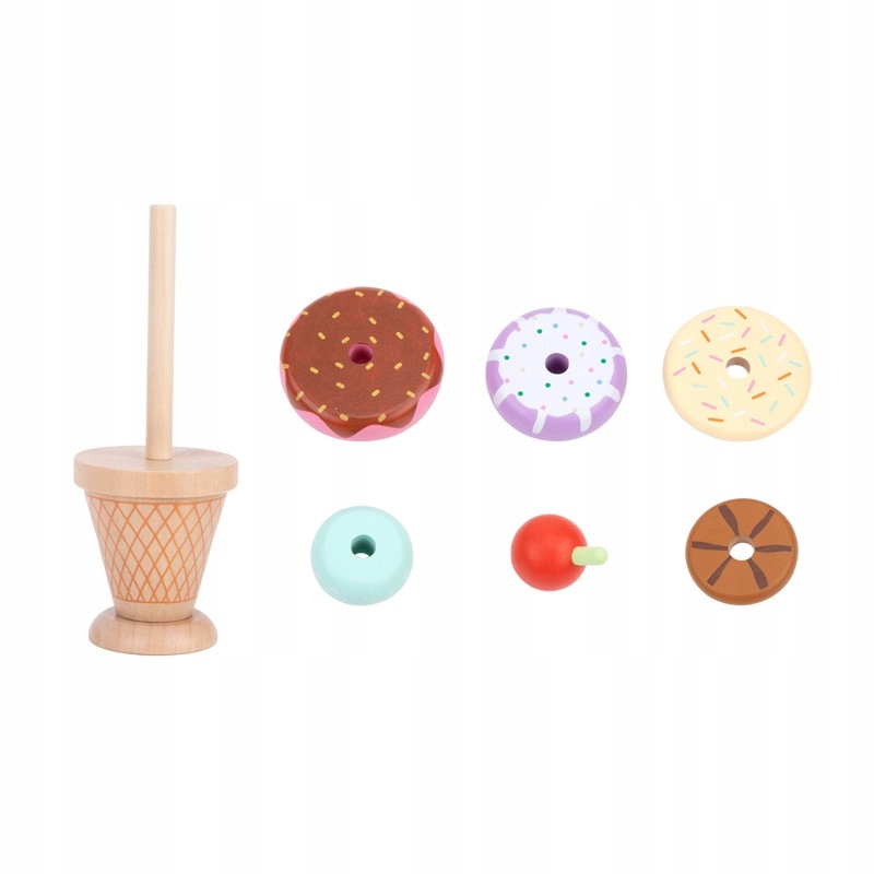 LODY DREWNIANE UKŁADANKA CUKIERNIK DLA DZIECI TOOKY TOY Marka Tooky Toy