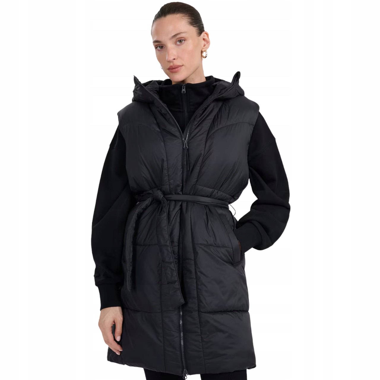 Dámská vesta 4F F221 hluboká černá 4FWAW25TVJAF221 20S L