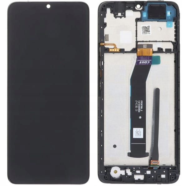 Org LCD displej Xiaomi Redmi A3 Černý (black) S Rámečkem
