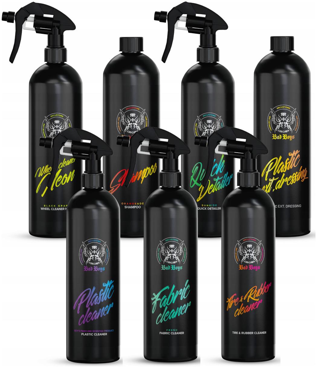 RR Customs RRC Bad Boys Mega Zestaw Kosmetyków Do Auta Detailing Prezent