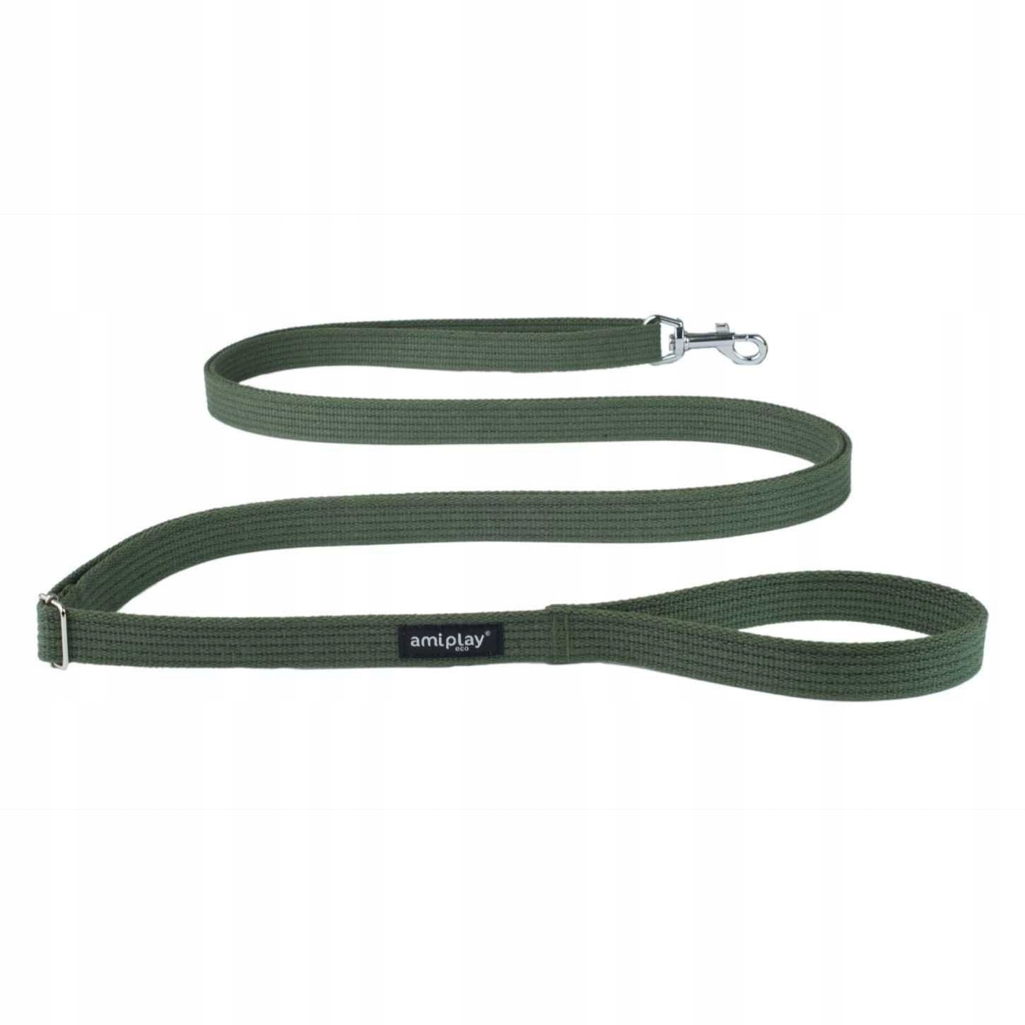 Levně Amiplay Vodítko Easy Fix Cotton L Khaki