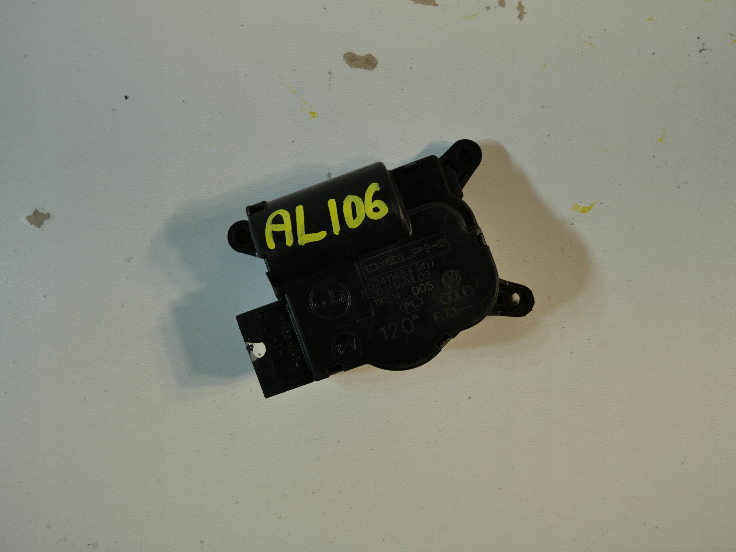 VW SEAT SKODA AUDI Micro moteur KLAP Bloc de chauffage complet 52411483 R07