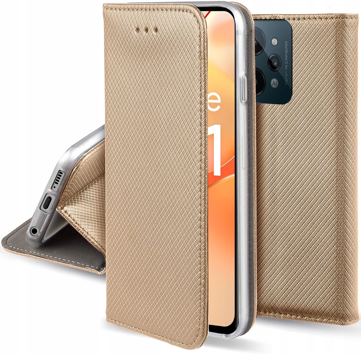 

Etui Do Realme C31 Magnet Smart Case Szkło