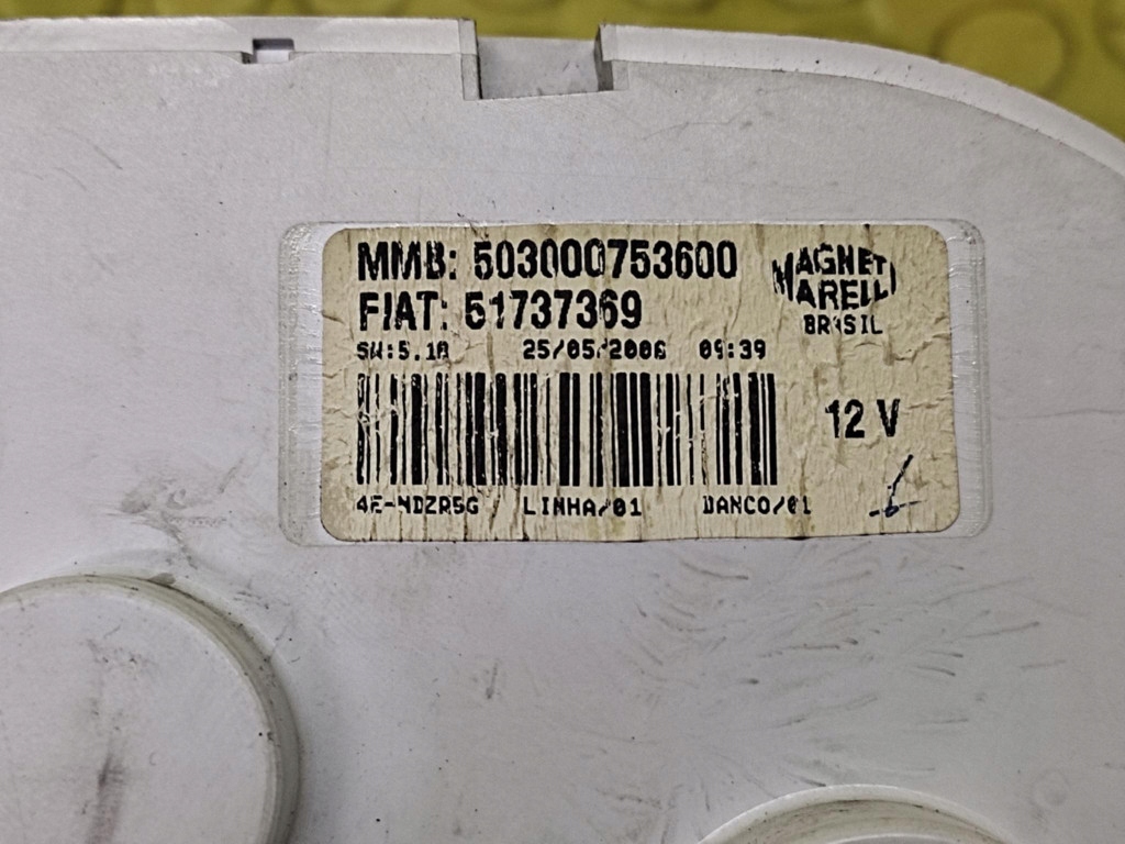 FIAT ALBEA dials 51737369