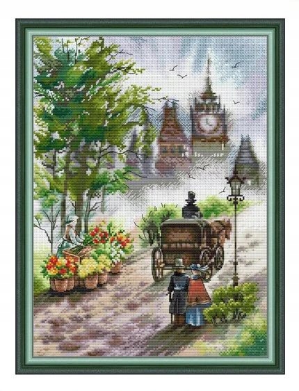 Kanva s potiskem- kanva, mulina, sada