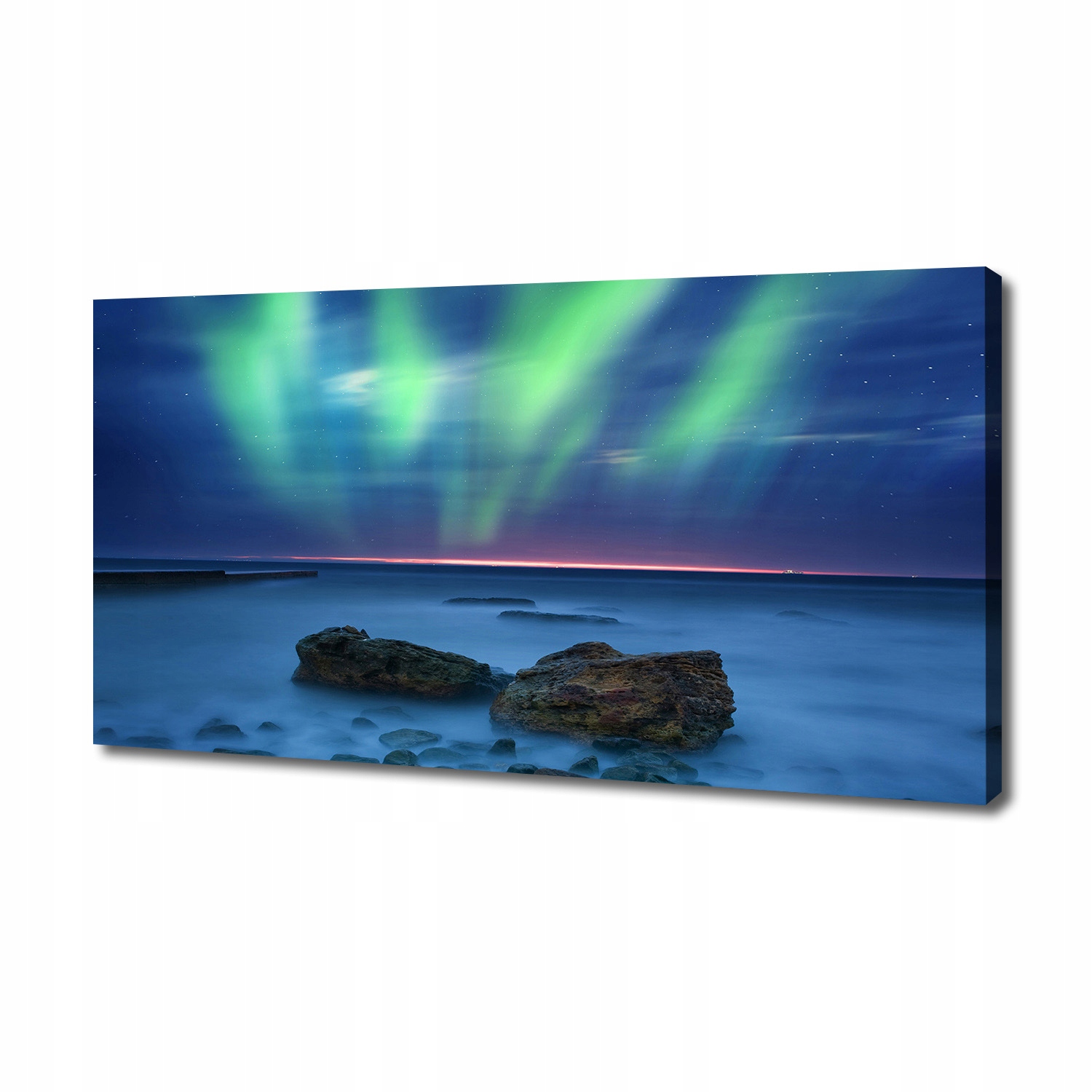 

Foto obraz na płótnie Zorza polarna 140x70 cm