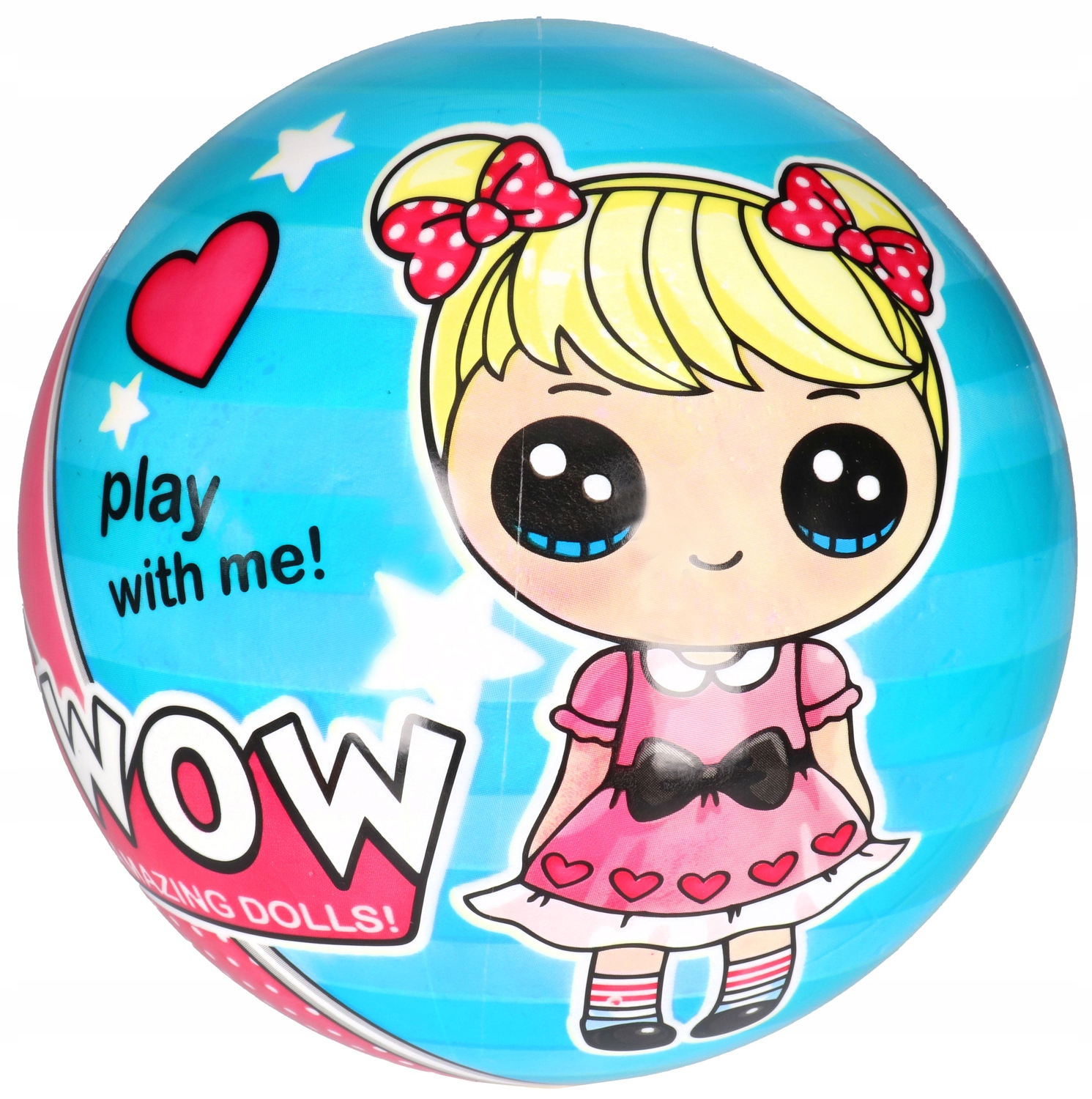 

Piłka gumowa Laleczki Wow 4602