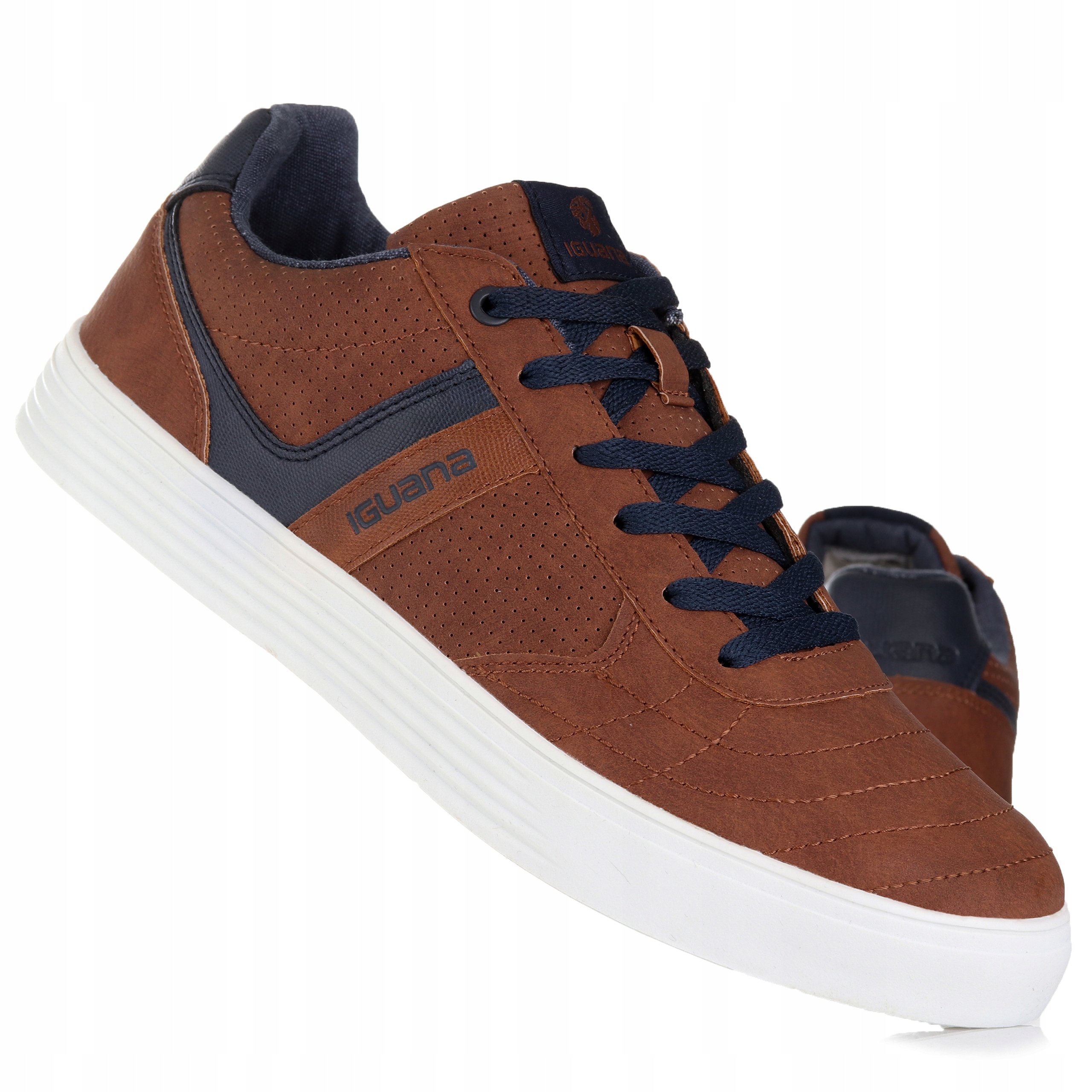 

Buty, trampki męskie Iguana Vermer Brown/Navy