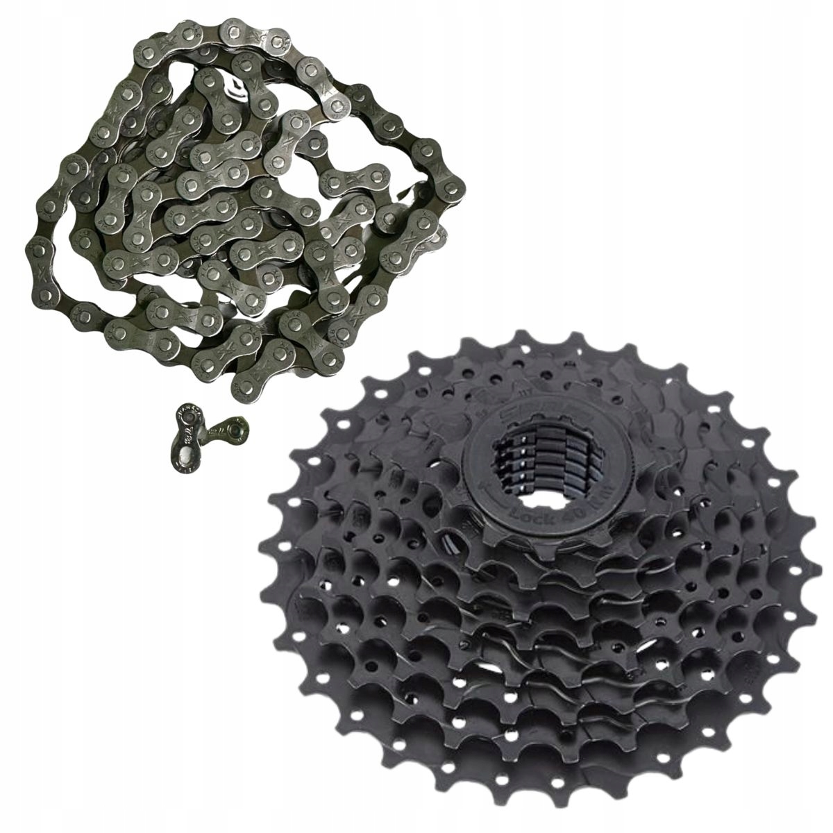 Kaseta SRAM PG-820 11-32 + Łańcuch XLC 116 8S