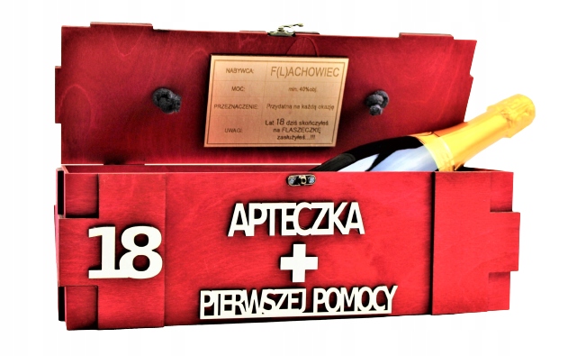 

Urodziny 18 30 40 50 60 Skrzynka na alkohol