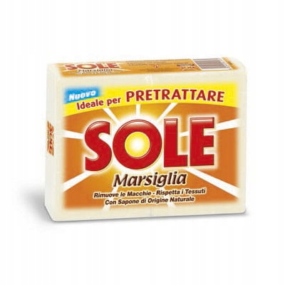 

Sole Marsylia Włoskie mydło do prania 2x250g