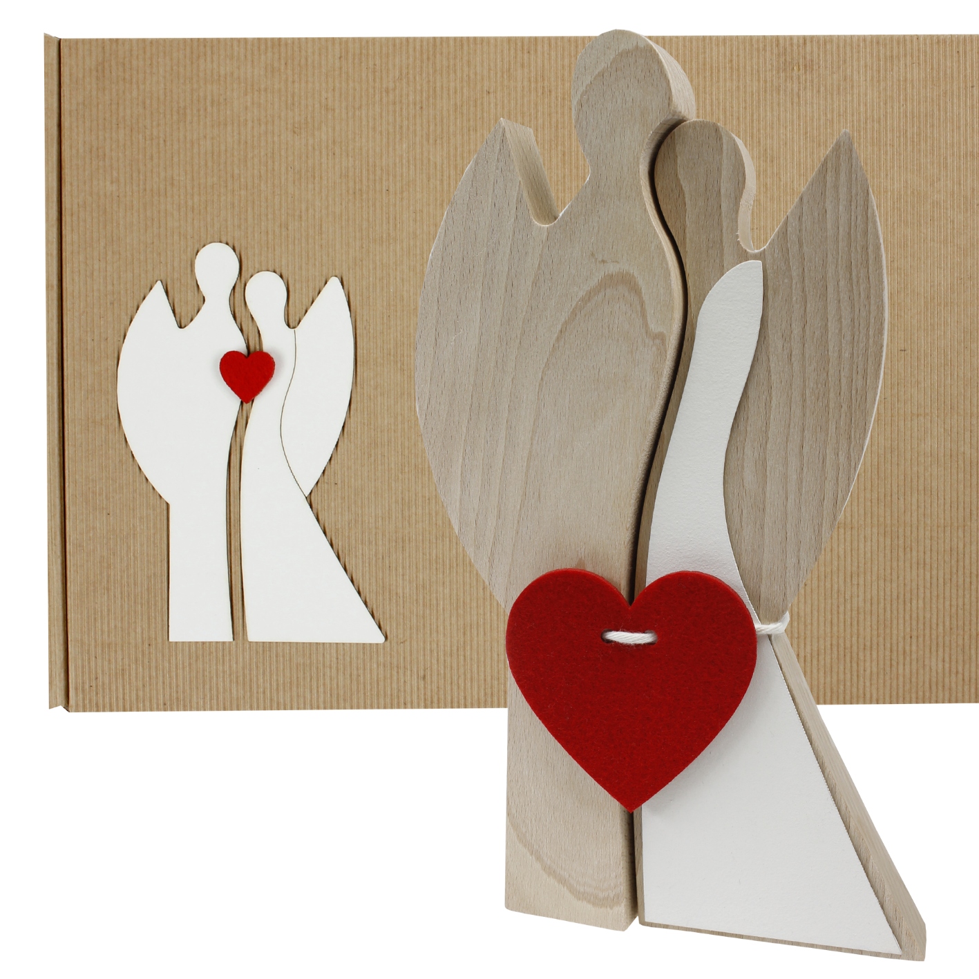 ANIOŁ ANIOŁY PARA OZDOBA PREZENT URODZINY GRAWER