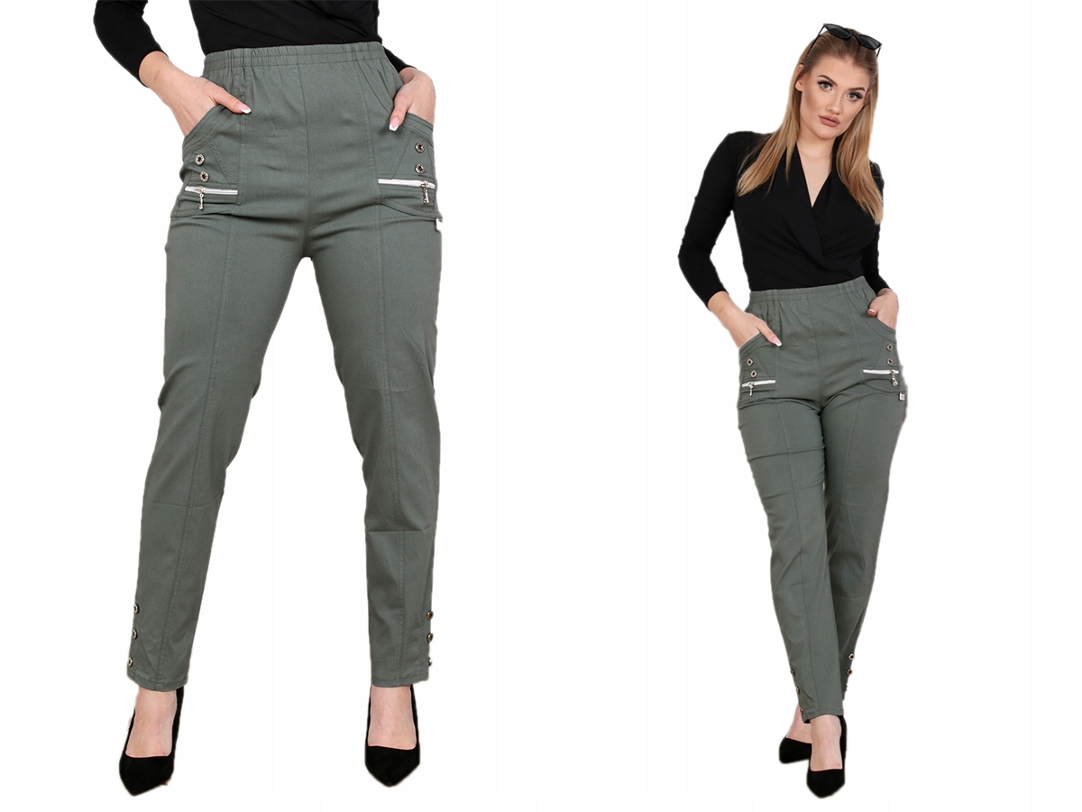 

Spodnie Długie Guma Wysoki Stan Kolory 42 XL 2144