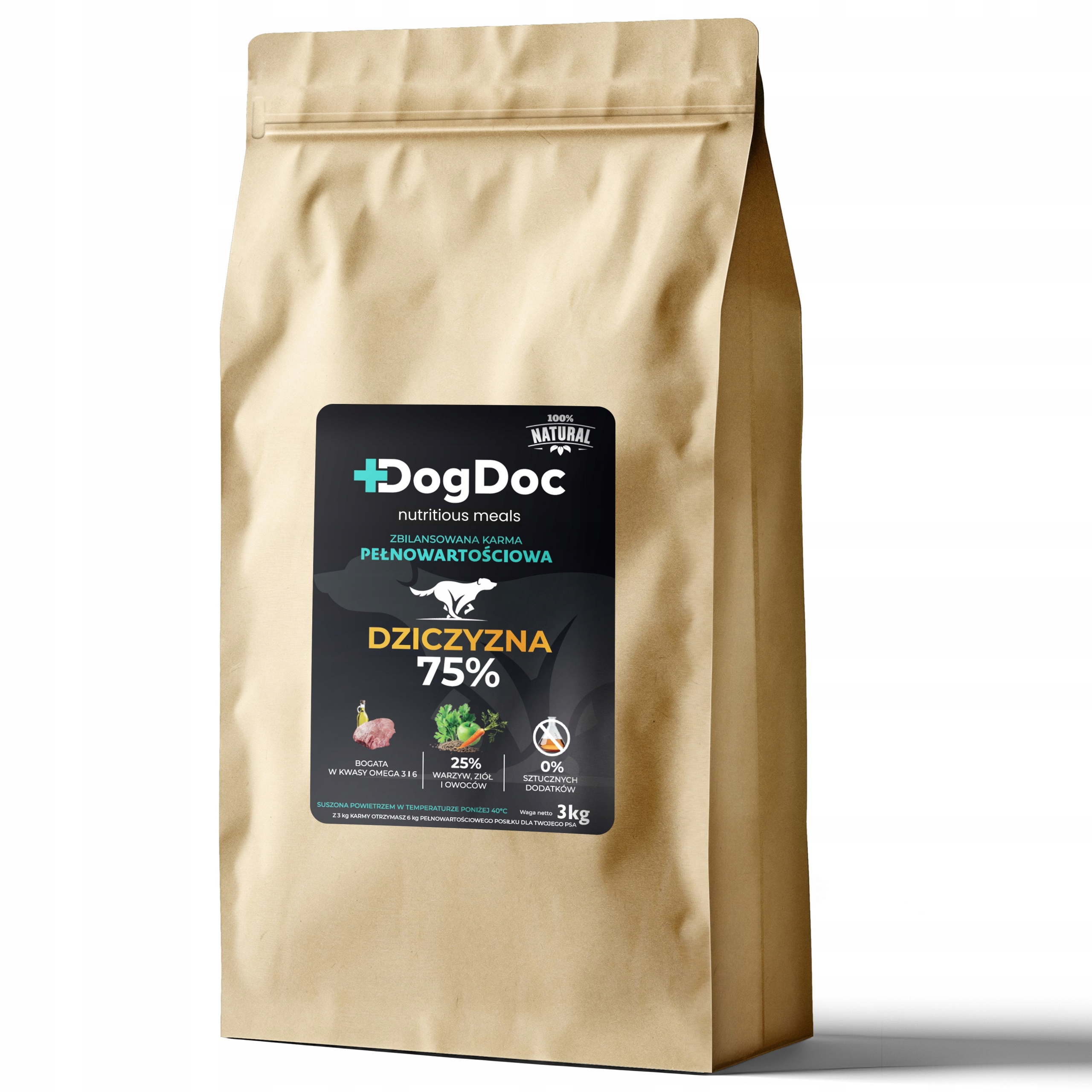 Dog Doc Krmivo pro psy Game 3kg krmivo pro psy Krmivo krmivo pro psy
