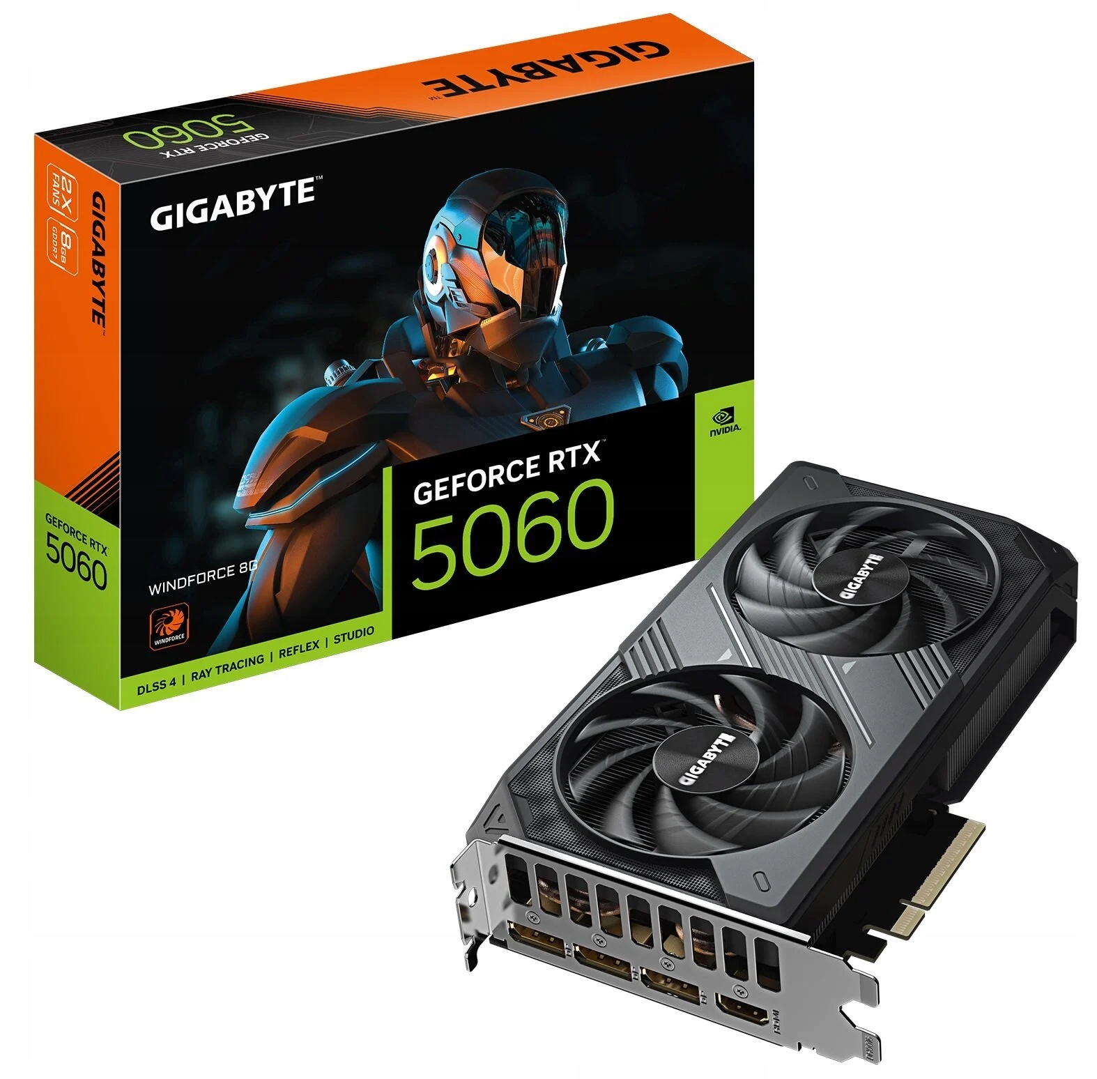 Gigabyte GeForce Rtx 5060 Windforce 8GB GV-N5060WF2-8GD
