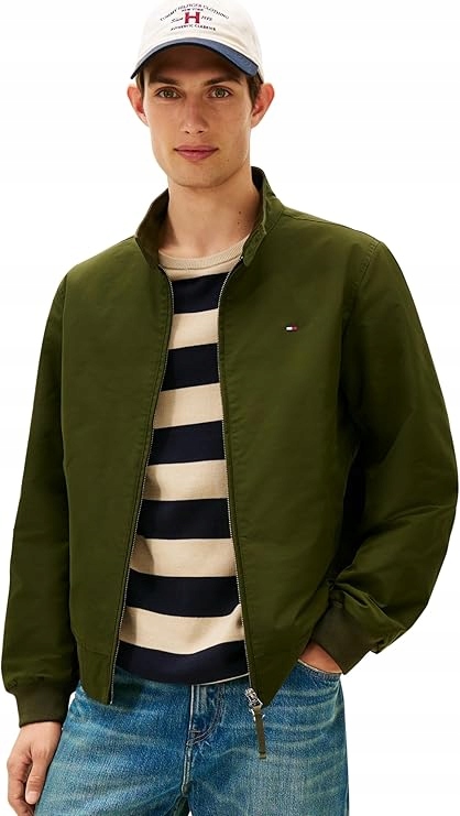 Tommy Hilfiger Pánská Bomber Bunda Khaki S Podšívkou XXL 7AA